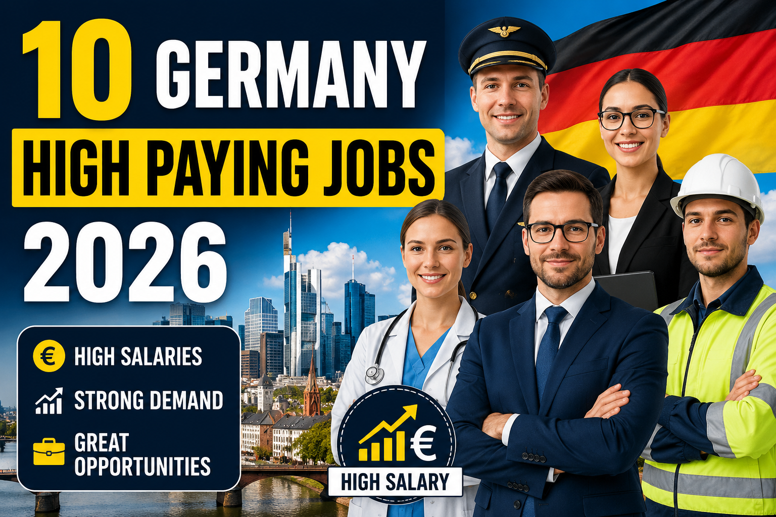 10 Germany High Paying Jobs in 2026: Salaries, Demand, and Career Opportunities