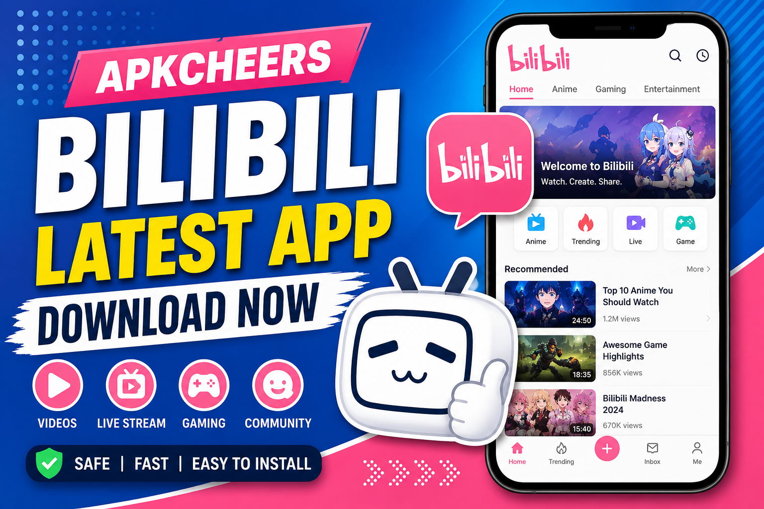 Download Apkcheers Bilibili latest app and explore its features, Android compatibility, installation guide, updates, and safe download tips.