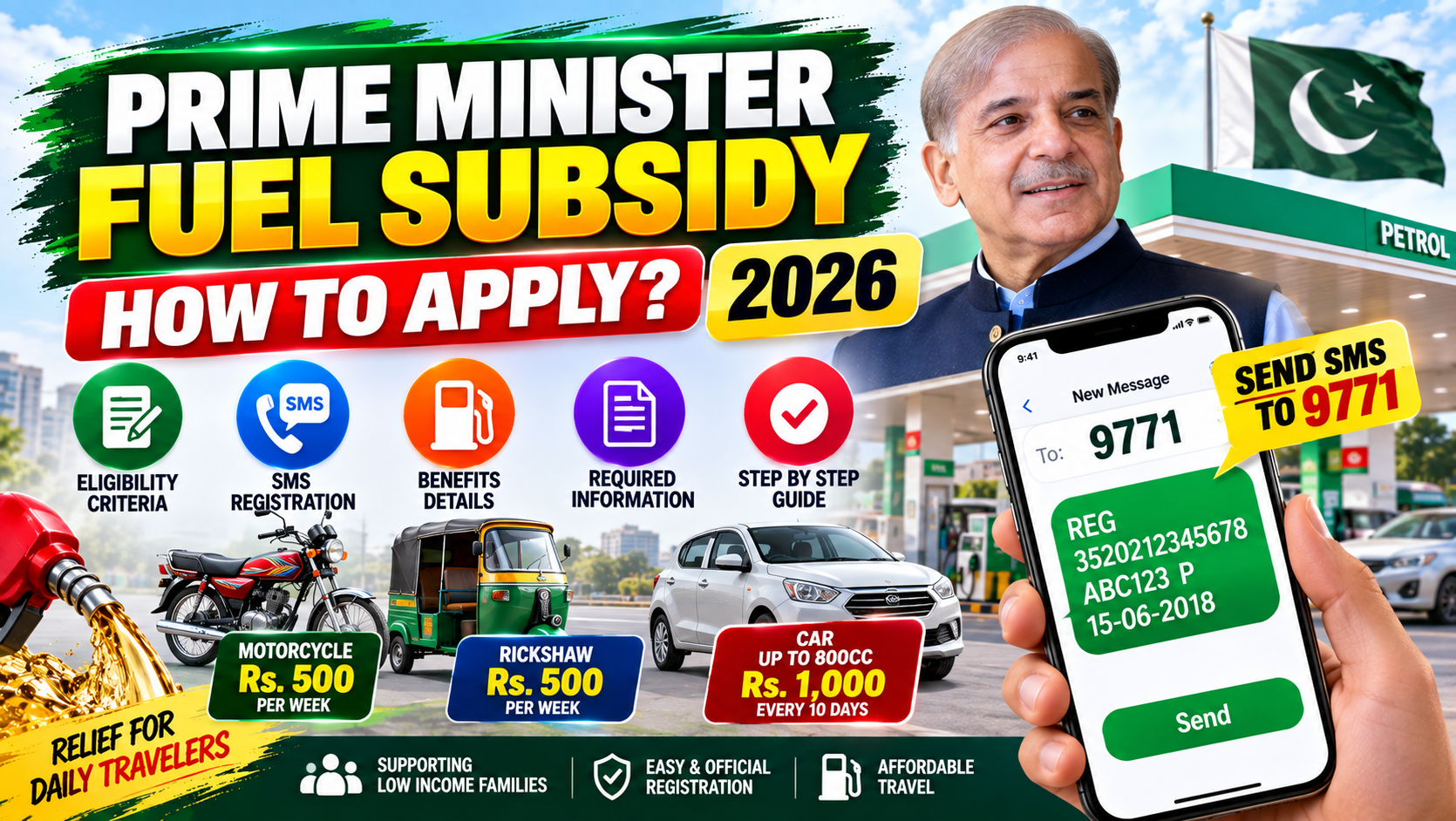 How to Apply for Prime Minister Fuel Subsidy?